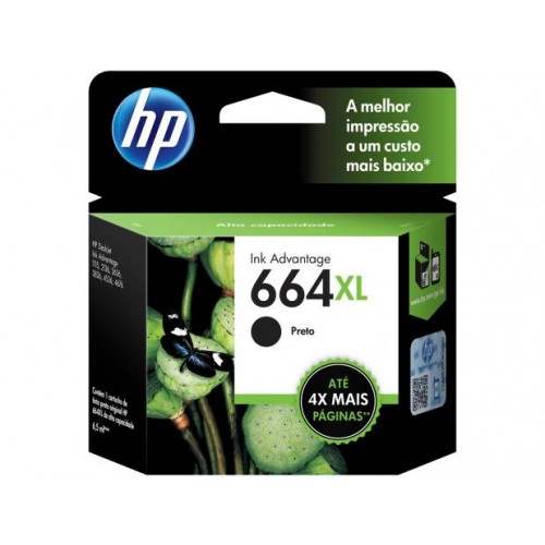 CARTUCHO HP 664 XL PRETO